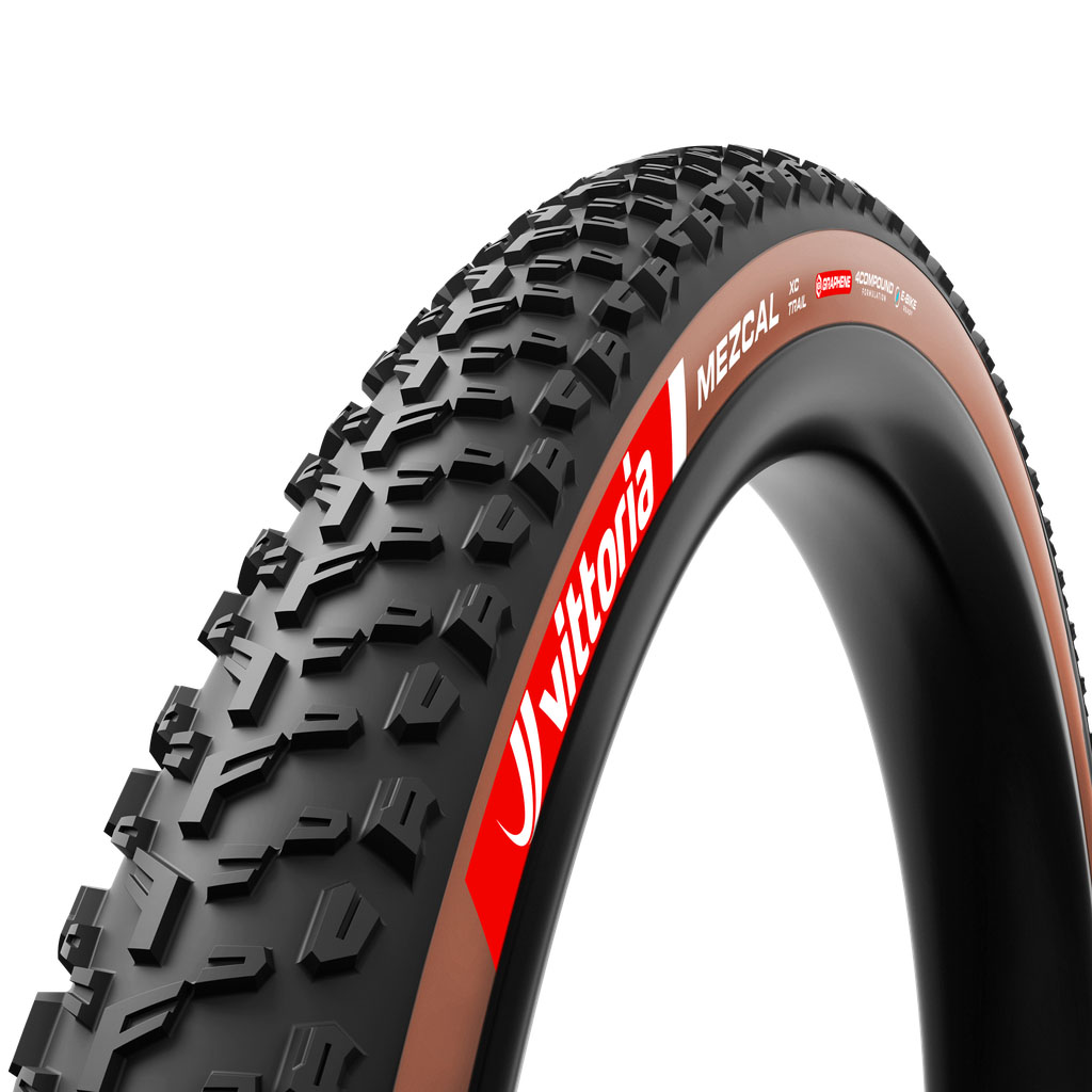 Vittoria Mezcal III XC Trail G2.0 Tire, TLR, 29x2.4, Brown/Blk