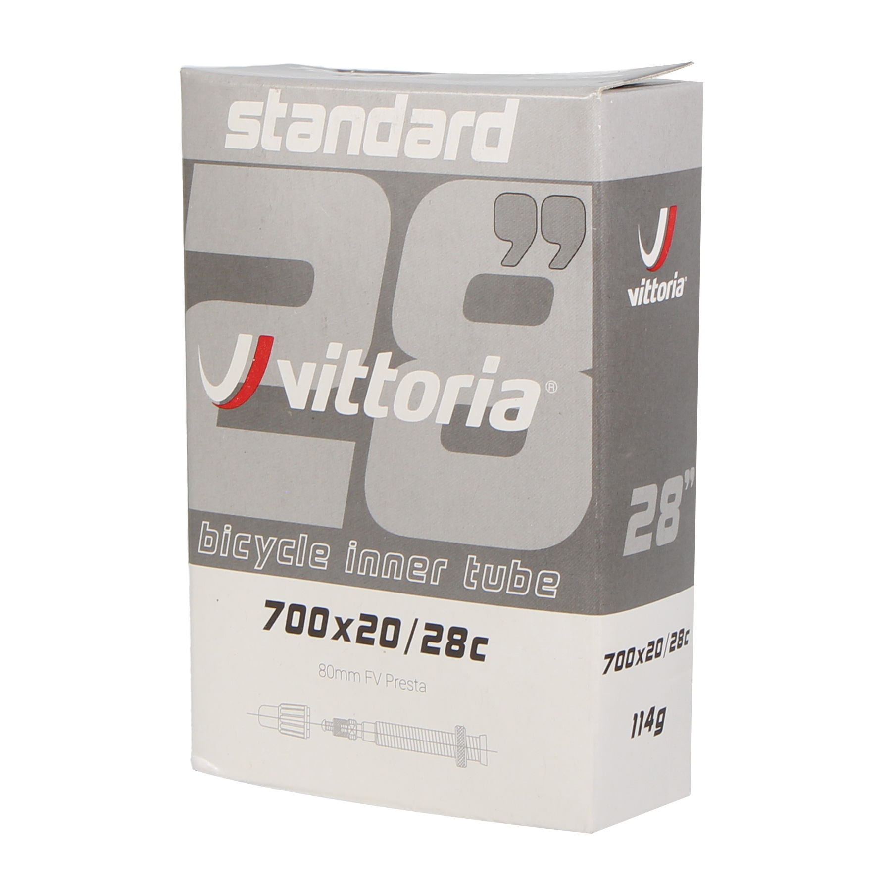 Vittoria Standard Tube, 700x20-28, PV 60mm
