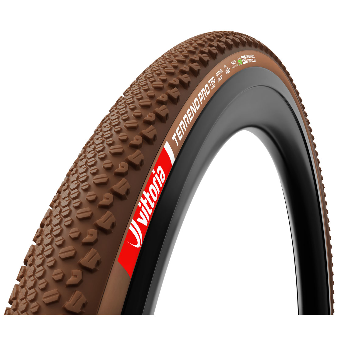 Vittoria Terreno Pro T50 Mixed Race Tire, TLR, 700x40, Brown