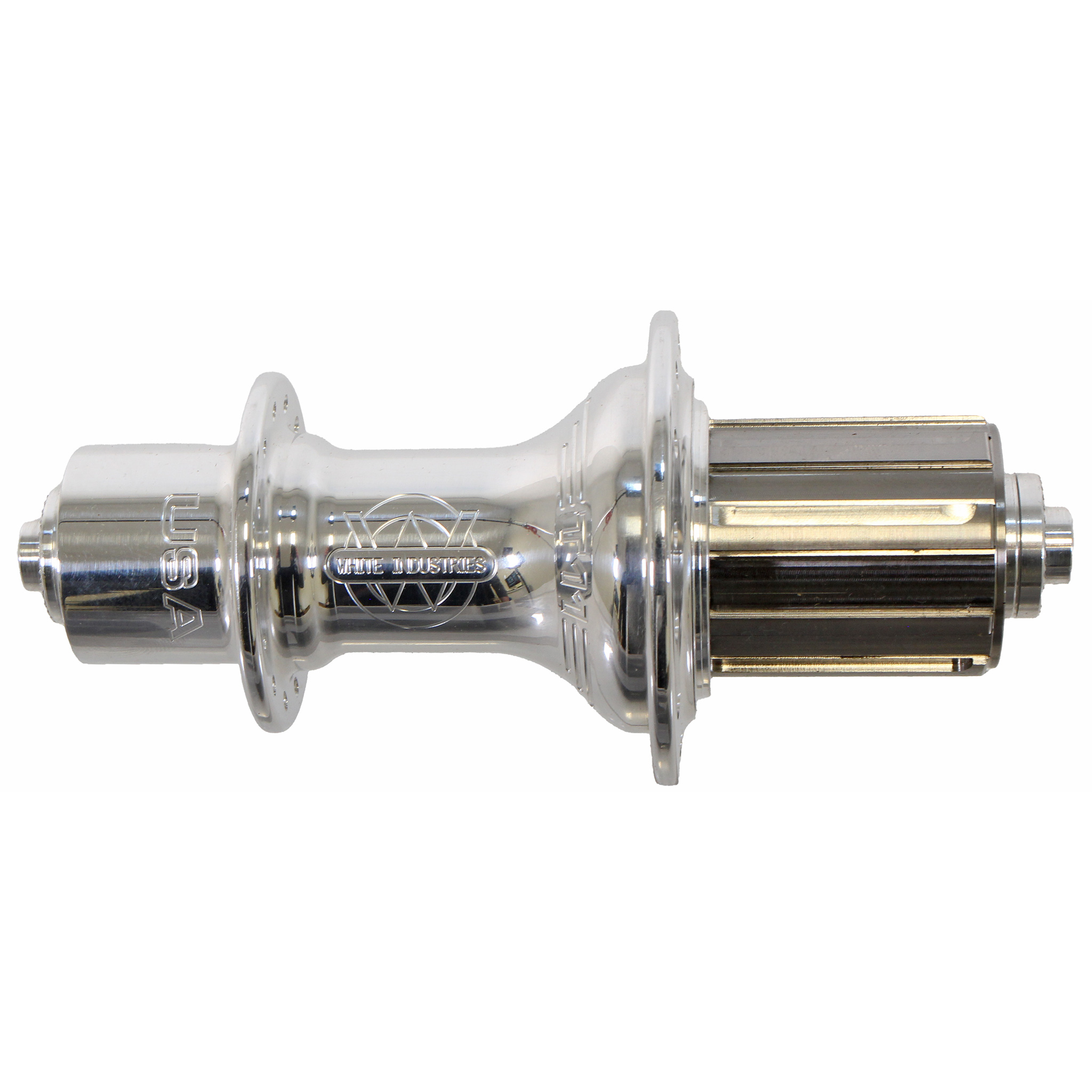 White Industries Rear T11 Road Hub, 10x130mm QR, HG, 28h, Silver