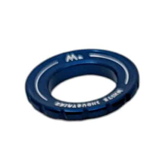 White Industries CenterLock Lockring, External, Blue, Each