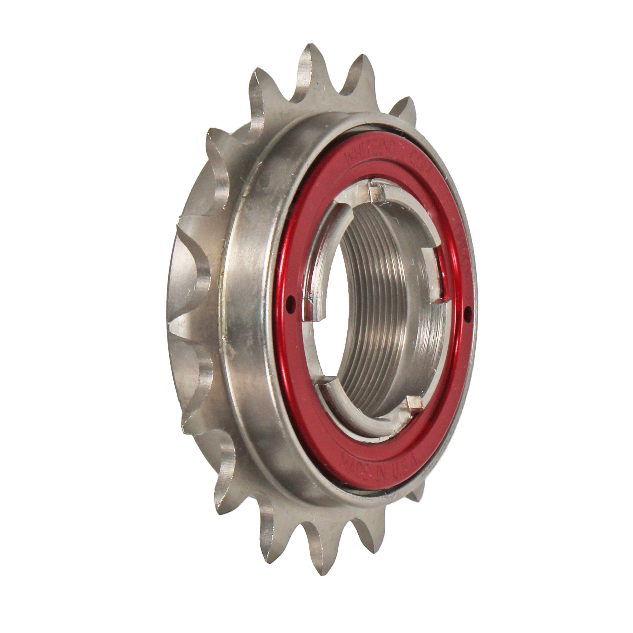White Industries Singlespeed Freewheel, Standard Engagement, 17t, Red