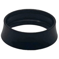 White Industries Tapered Headset Spacer, 10mm, 1-1/8", Black, Each