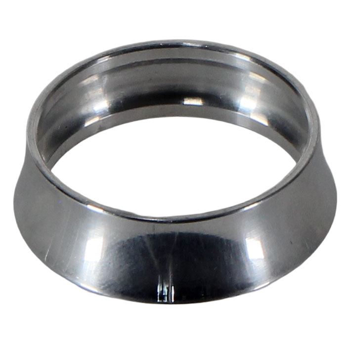 White Industries Tapered Headset Spacer, 10mm, 1-1/8", Silver, Each