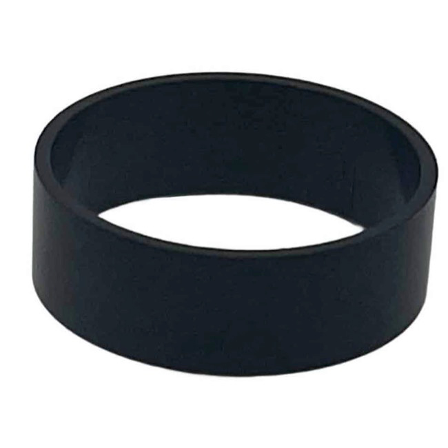 White Industries Straight Headset Spacer, 10mm, 1-1/8", Black, Each