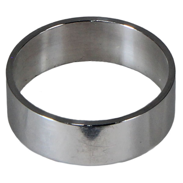 White Industries Straight Headset Spacer, 10mm, 1-1/8", Silver, Each