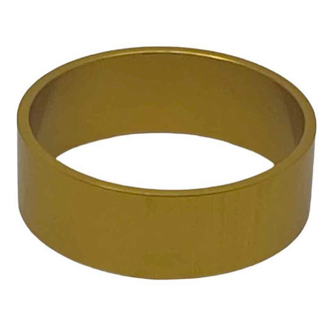 White Industries Straight Headset Spacer, 10mm, 1-1/8", Gold, Each