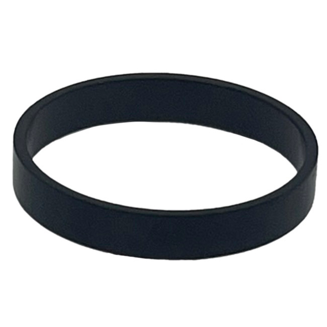 White Industries Straight Headset Spacer, 5mm, 1-1/8", Black, Each