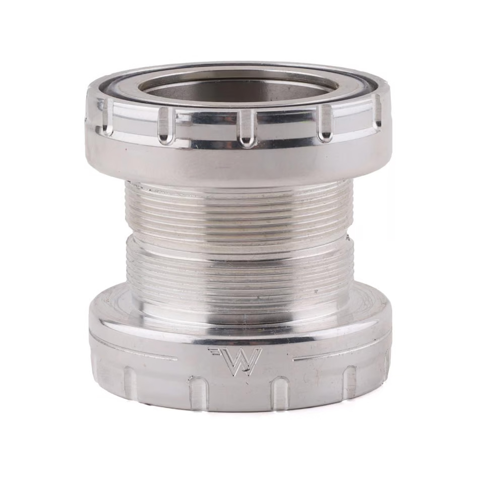 White Industries 30mm Bottom Bracket, BSA Thread, 68/73mm, Silver