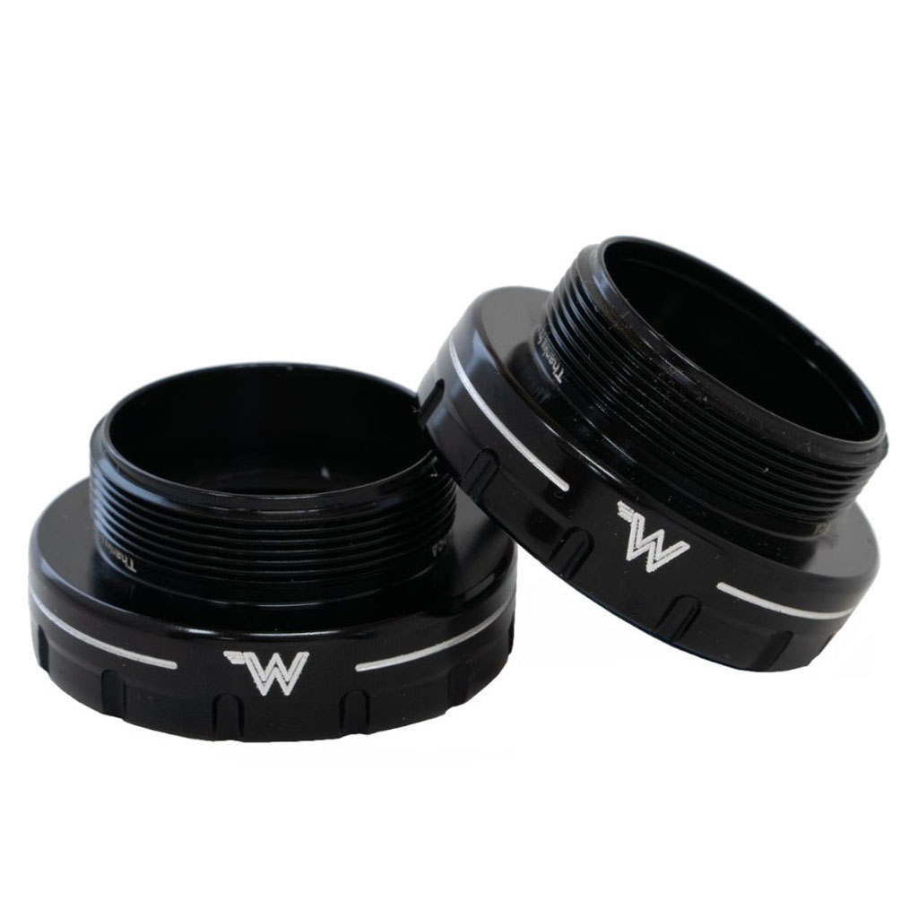 White Industries 30mm Bottom Bracket, T47 68/73 External, Black