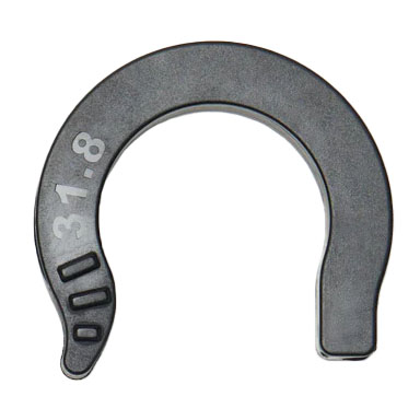 Wholegrain Cycles Replacement Jack Rack Spacers, 31.8mm, Black, Pair