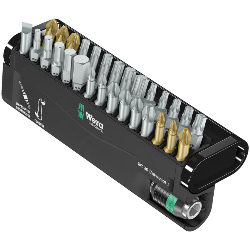Wera Tool Bit-Check 30 Universal 1 Set