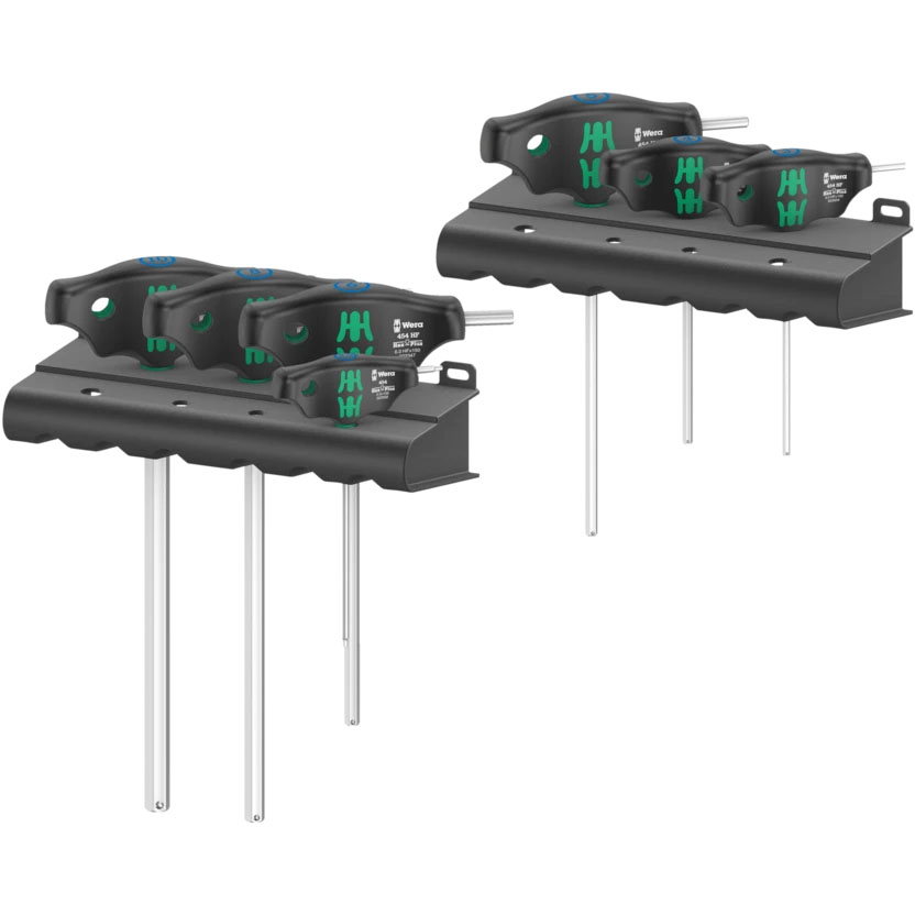 Wera Tool 454/7 HF Set 1 Hex Screwdriver T-Handle Set