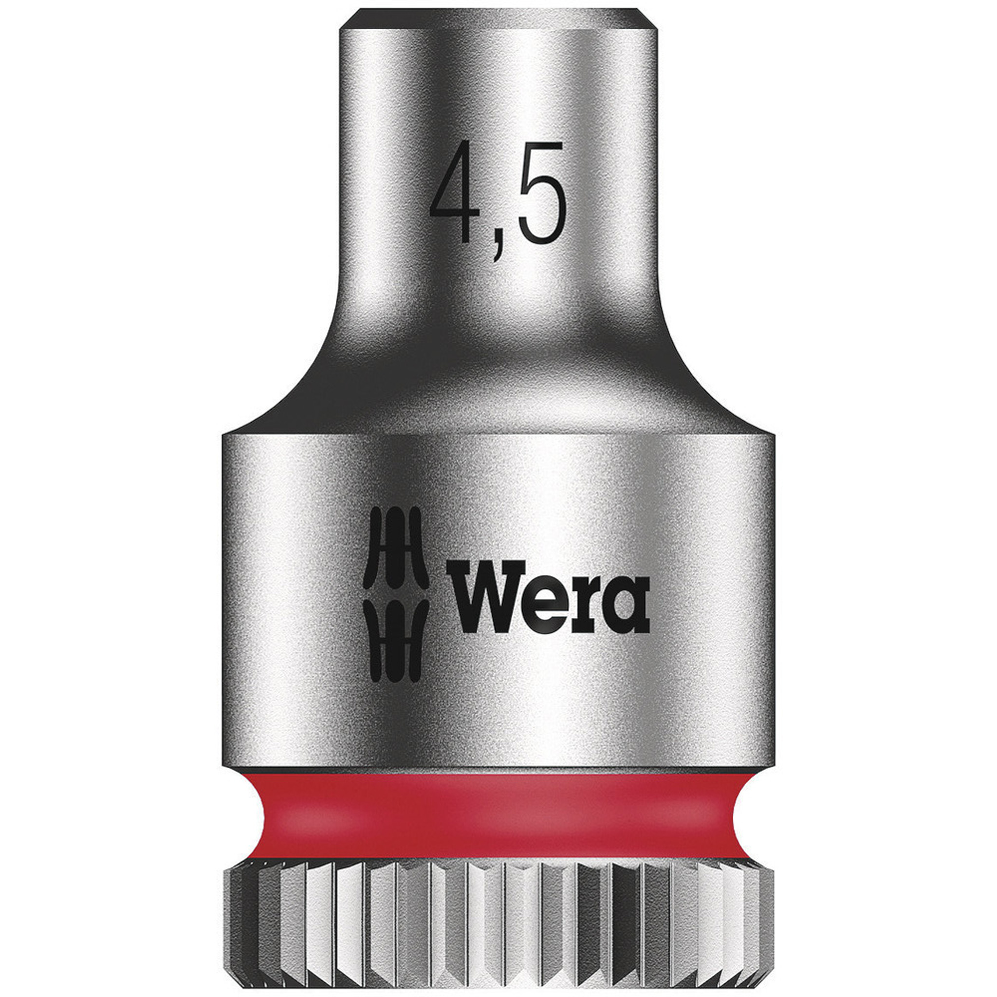 Wera Tool 8790 HMA ZYKLOP 1/4" Drive Socket, 4.5mm