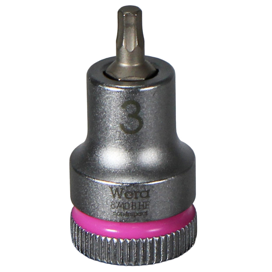 Wera Tool 8740 B HF Zyklop 3/8" Drive Hex Bit Socket, 3mm