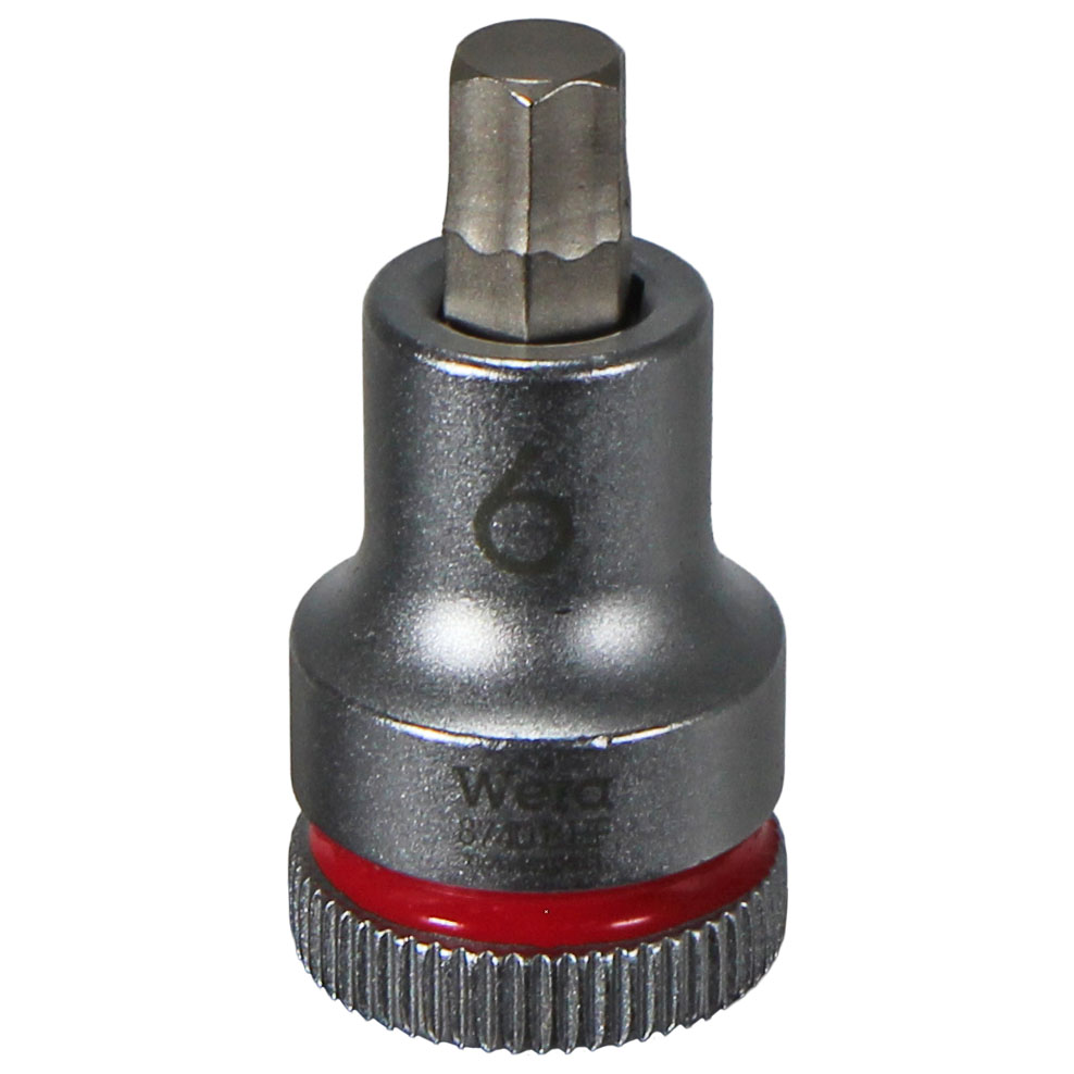 Wera Tool 8740 B HF Zyklop 3/8" Drive Hex Bit Socket, 6mm