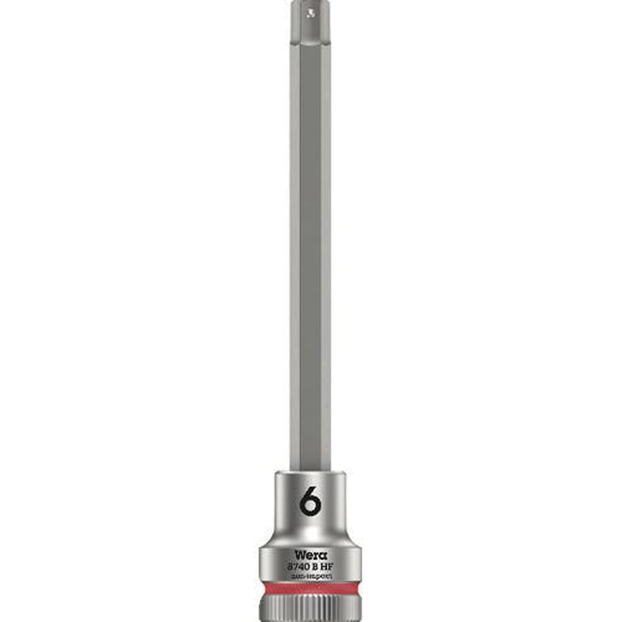 Wera Tool 3/8" 8740 B HF1 Zyklop Long Hex Bit Socket, 6mm