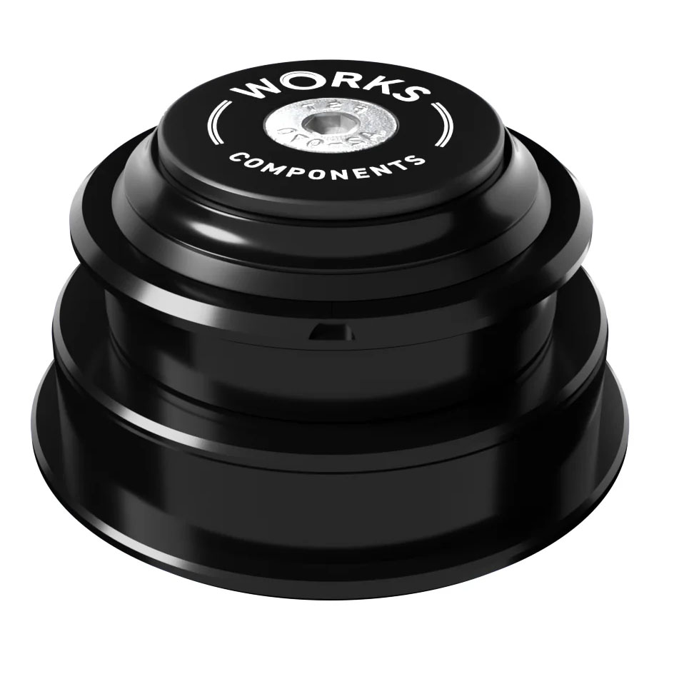 Works Components Angle Headset, 1Deg, ZS44/28.6|ZS56/40, 99-112HT, Blk