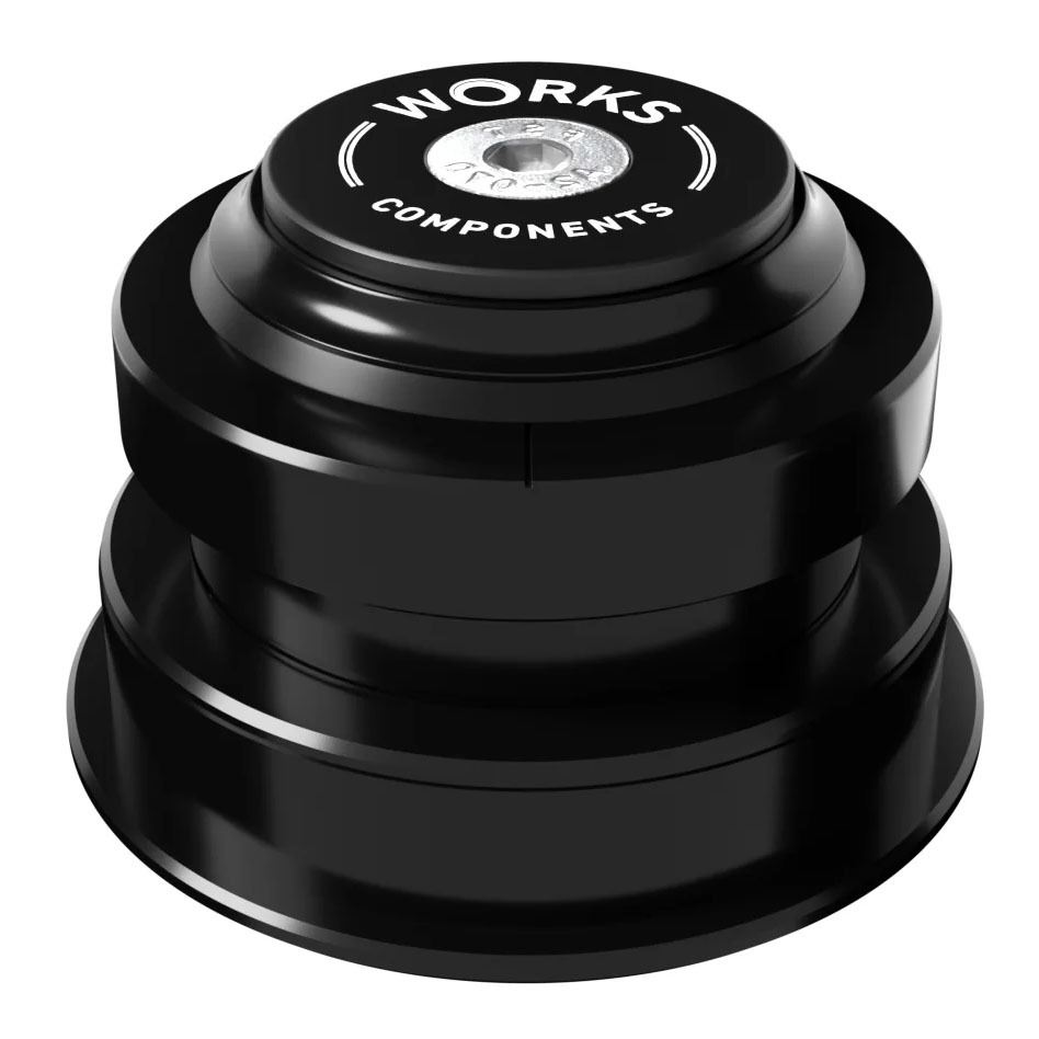 Works Components Angle Headset, 1Deg, EC44/28.6|ZS56/40, 120-129HT, Blk