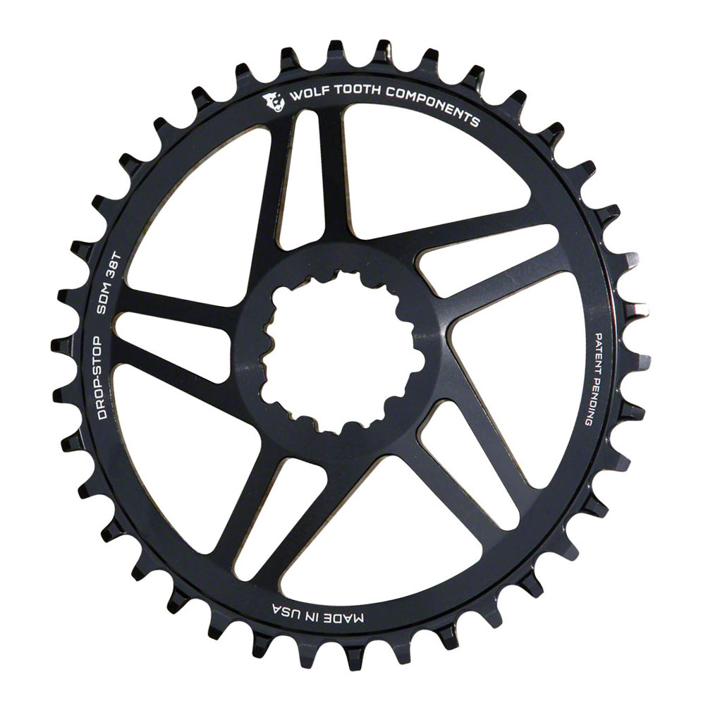 Wolf Tooth Components CX/Gravel SRAM (Flat Top) Direct Mount Ring, 40T, Blk