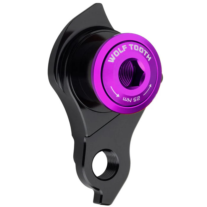 Wolf Tooth Components Universal Derailleur Hanger (UDH), Ultraviolet Purple