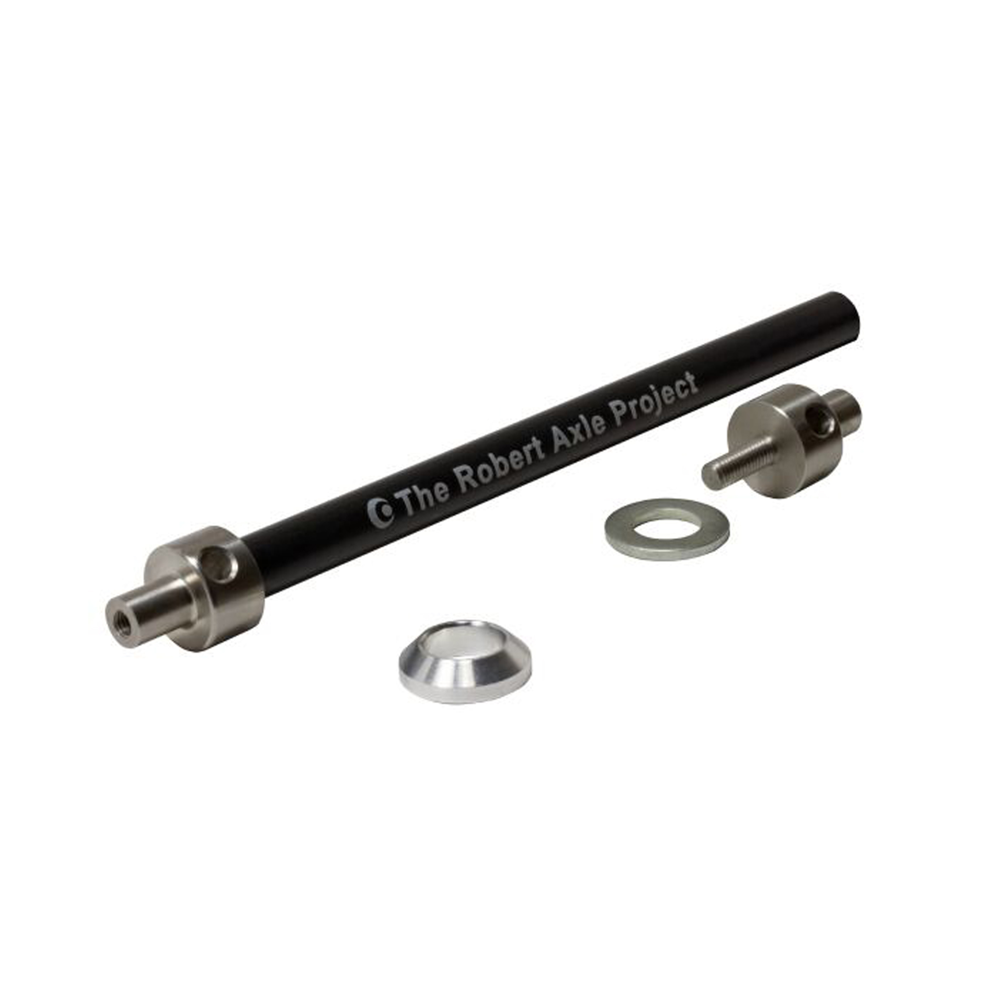 Robert Axle Project Bob Trailer Thru-Axle, 1.0x169-184mm - Black