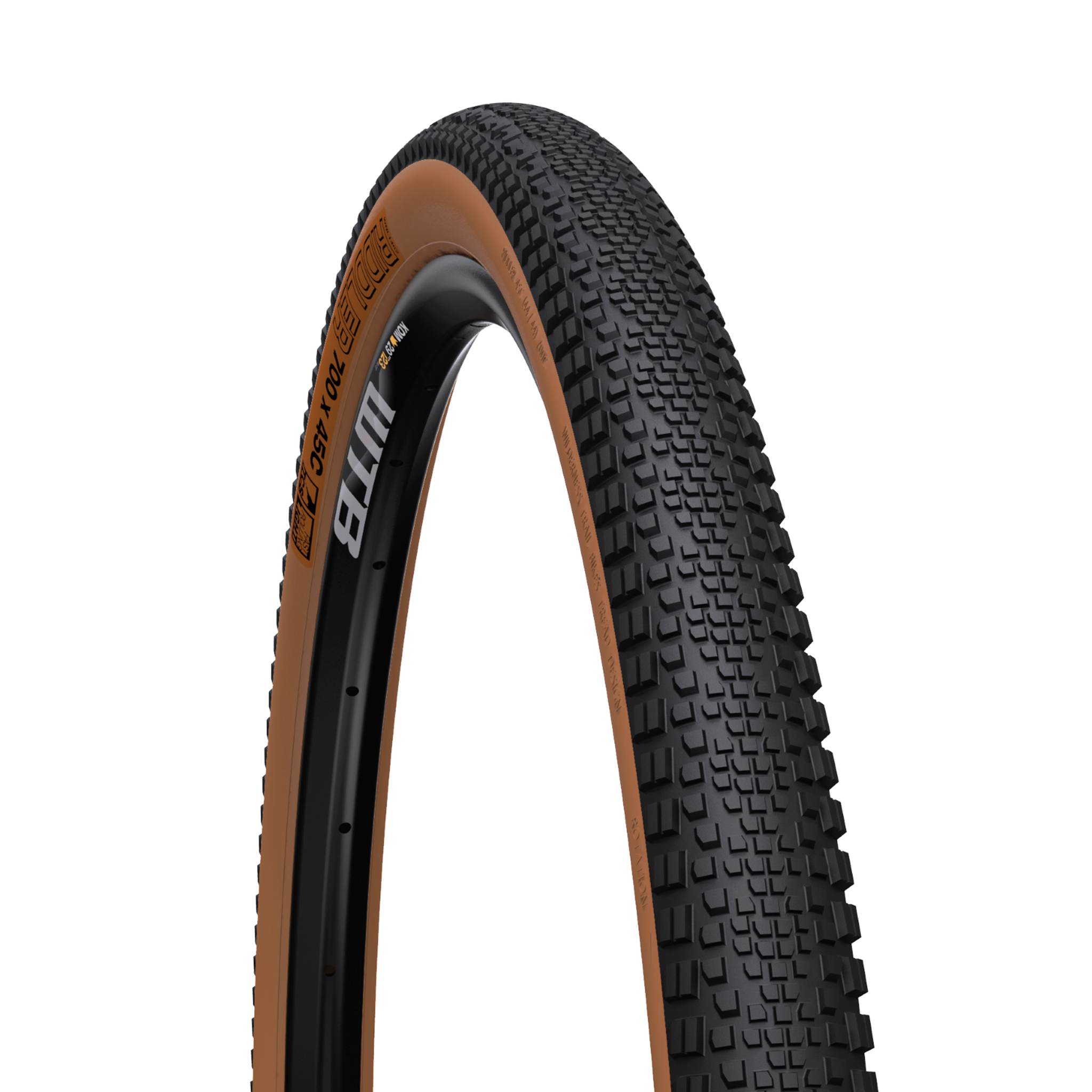 WTB Riddler TCS Light Fast Rolling SG Tire, 700x45 Tanwall