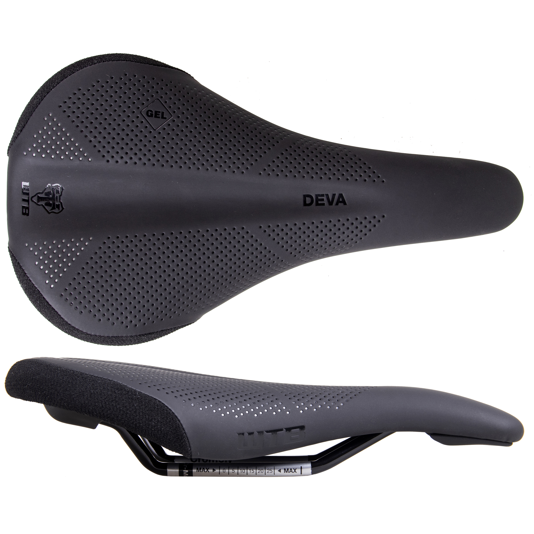 WTB Deva Medium Cromoly Black Saddle