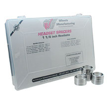Wheels Mfg Aluminum Headset Spacer Kit, 1-1/8" 105/Box