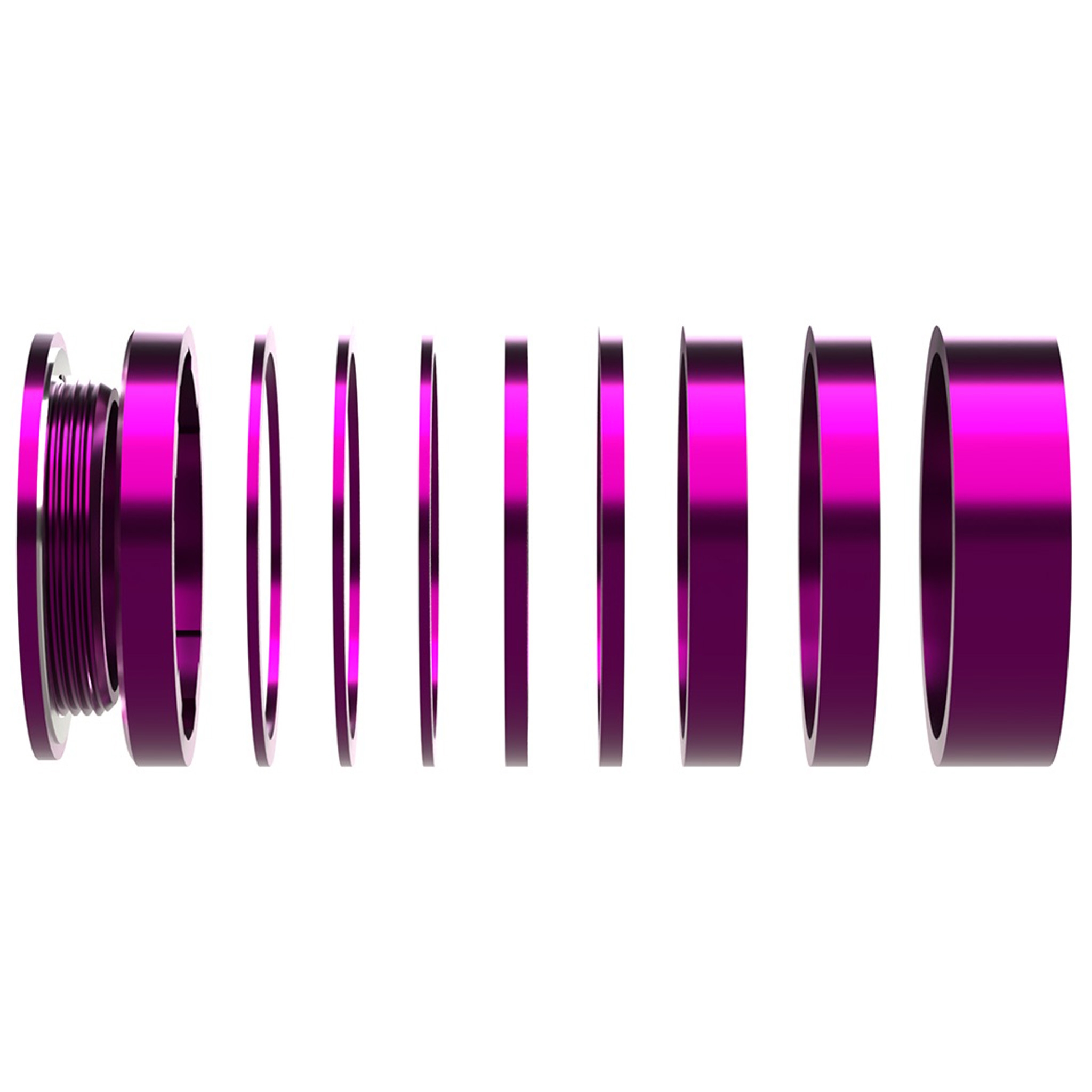 Wheels Mfg SOLO-HG Singlespeed Conversion Kit, Purple