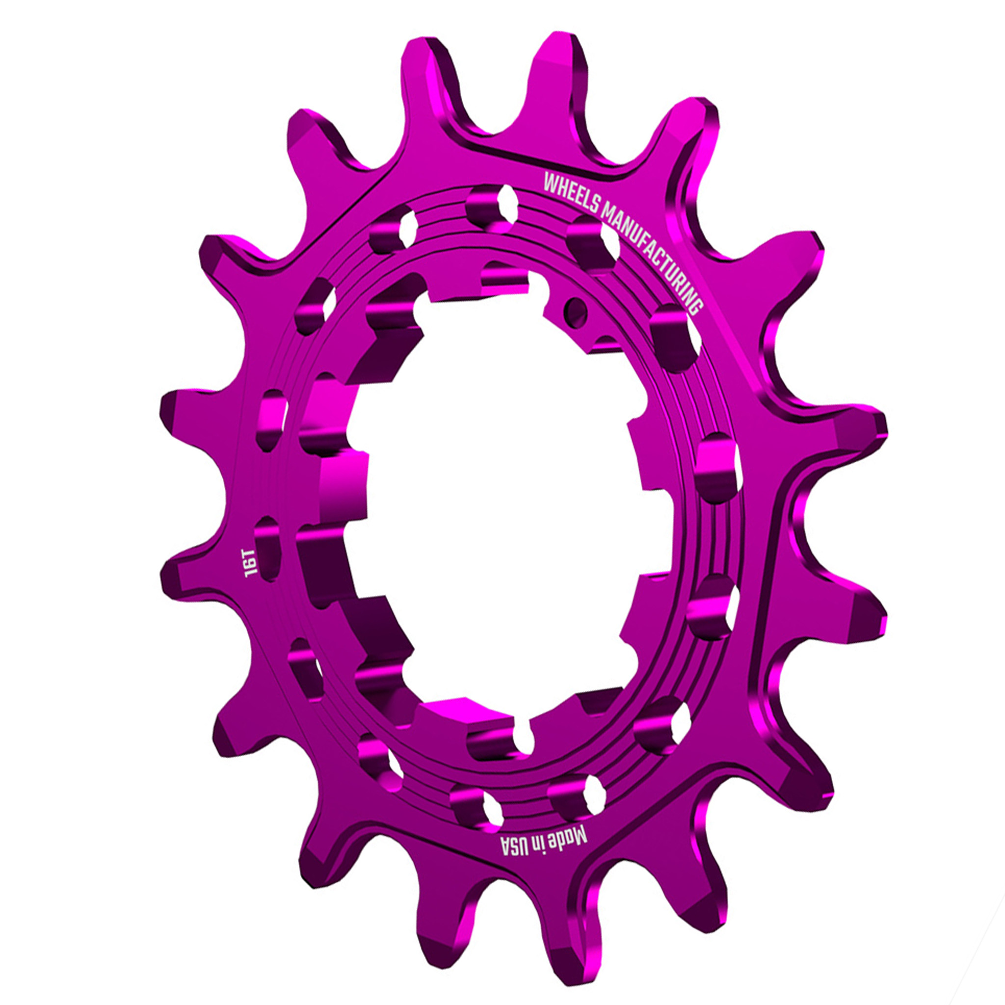 Wheels Mfg SOLO-HG Singlespeed Cog, 16t, Purple