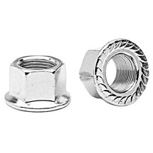 Wheels Mfg Axle Nut, Steel - 3/8"(9.5mm)X26tpi Ea