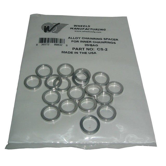 Wheels Mfg Chainring Micro Shim, Middle 0.6mm 20/Count
