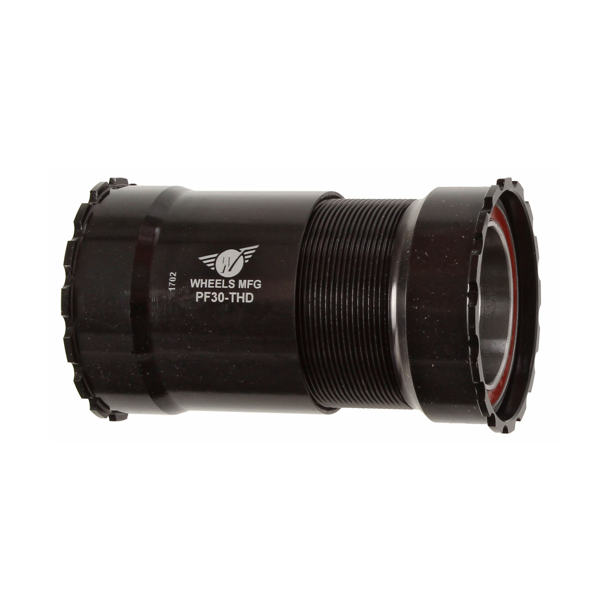 Wheels Mfg PF30 Threaded BB, 30mm, Angular Contact - Black