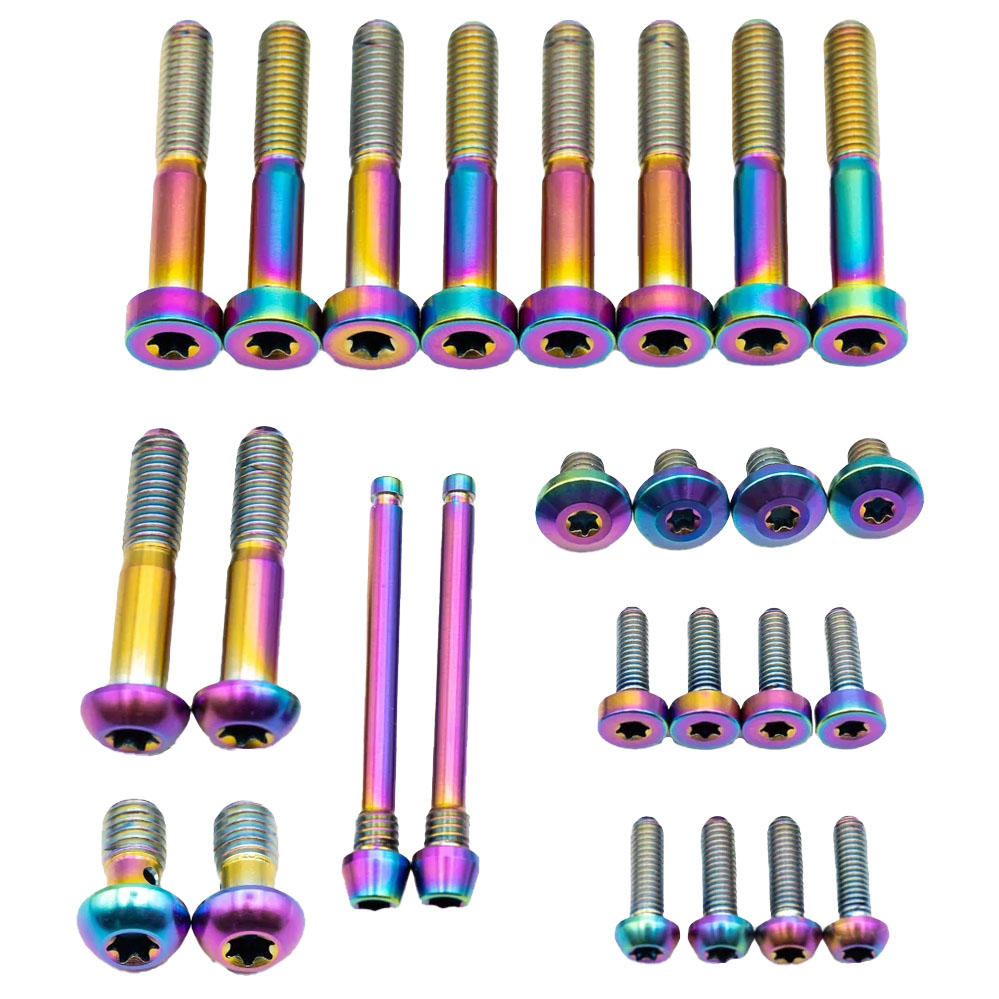 Better Bolts SRAM Maven Ti Brake Bolt Kit, SLV/ULT, R-bow, 26/Cnt