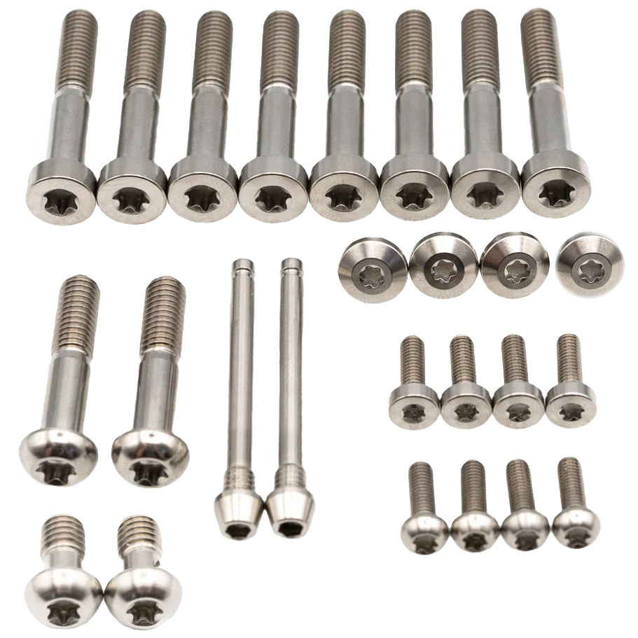 Better Bolts SRAM Maven Ti Brake Bolt Kit, SLV/ULT, Silver, 20/Coun