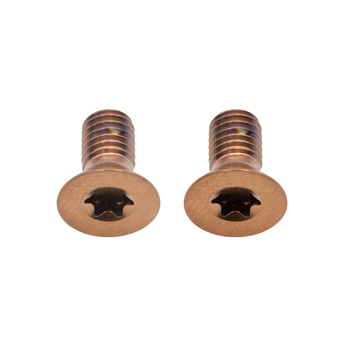 Better Bolts Titanium Flat Mount Bolt Kit, 10mm, Copper, 2/Count