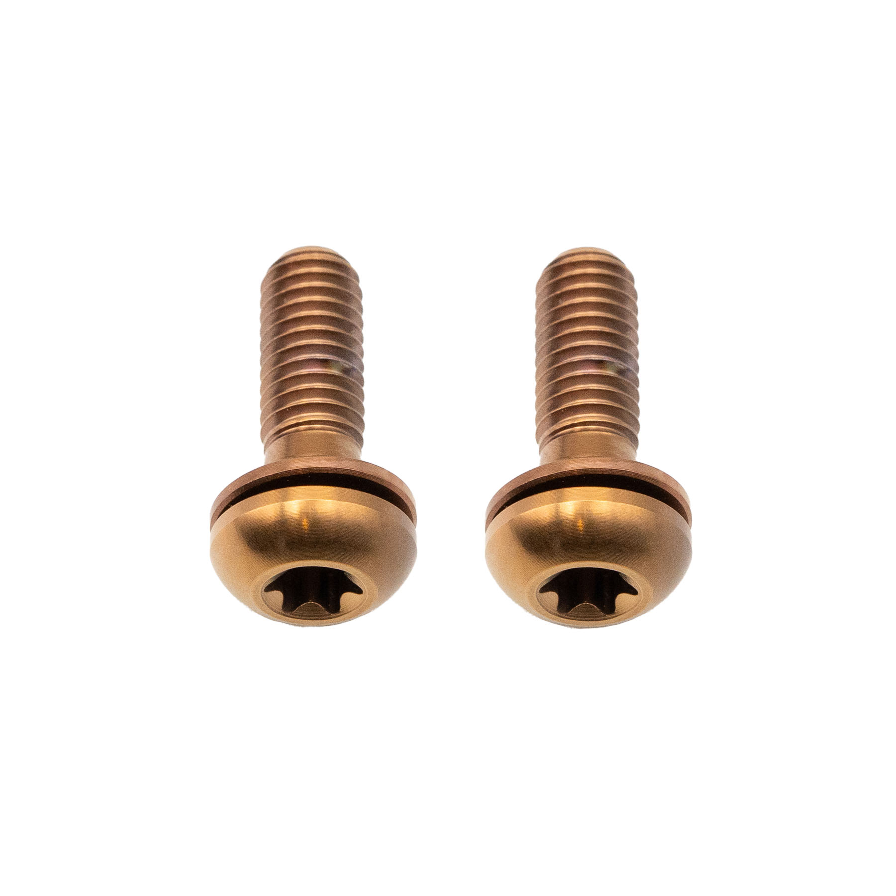 Better Bolts Titanium Flat Mount Bolt Kit, 15mm, Copper, 2/Count