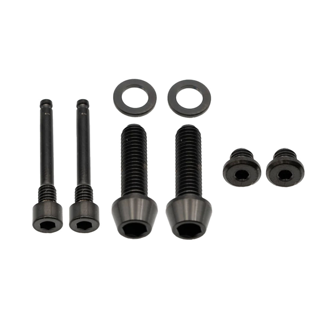 Better Bolts Shimano Brake Ti Bolt Kit, SLX/XT/SAINT, Black