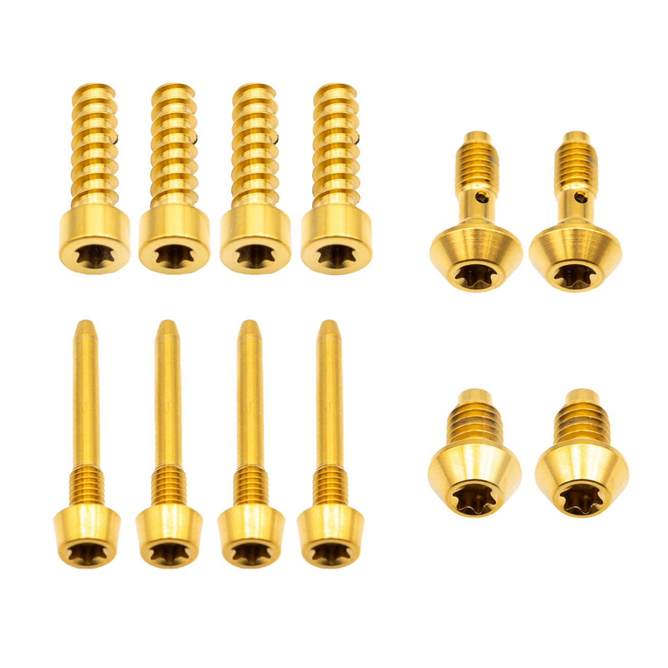 Better Bolts Magura MT Ti Bolt Kit, Gold