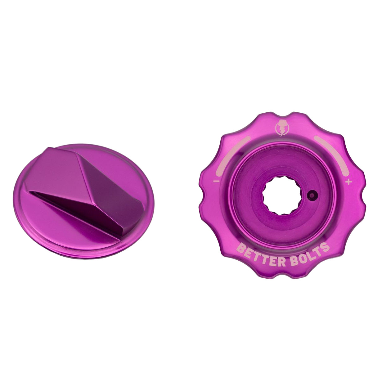 Better Bolts Fork Caps, Fox Grip2/GripX2/GripX 34, Purple