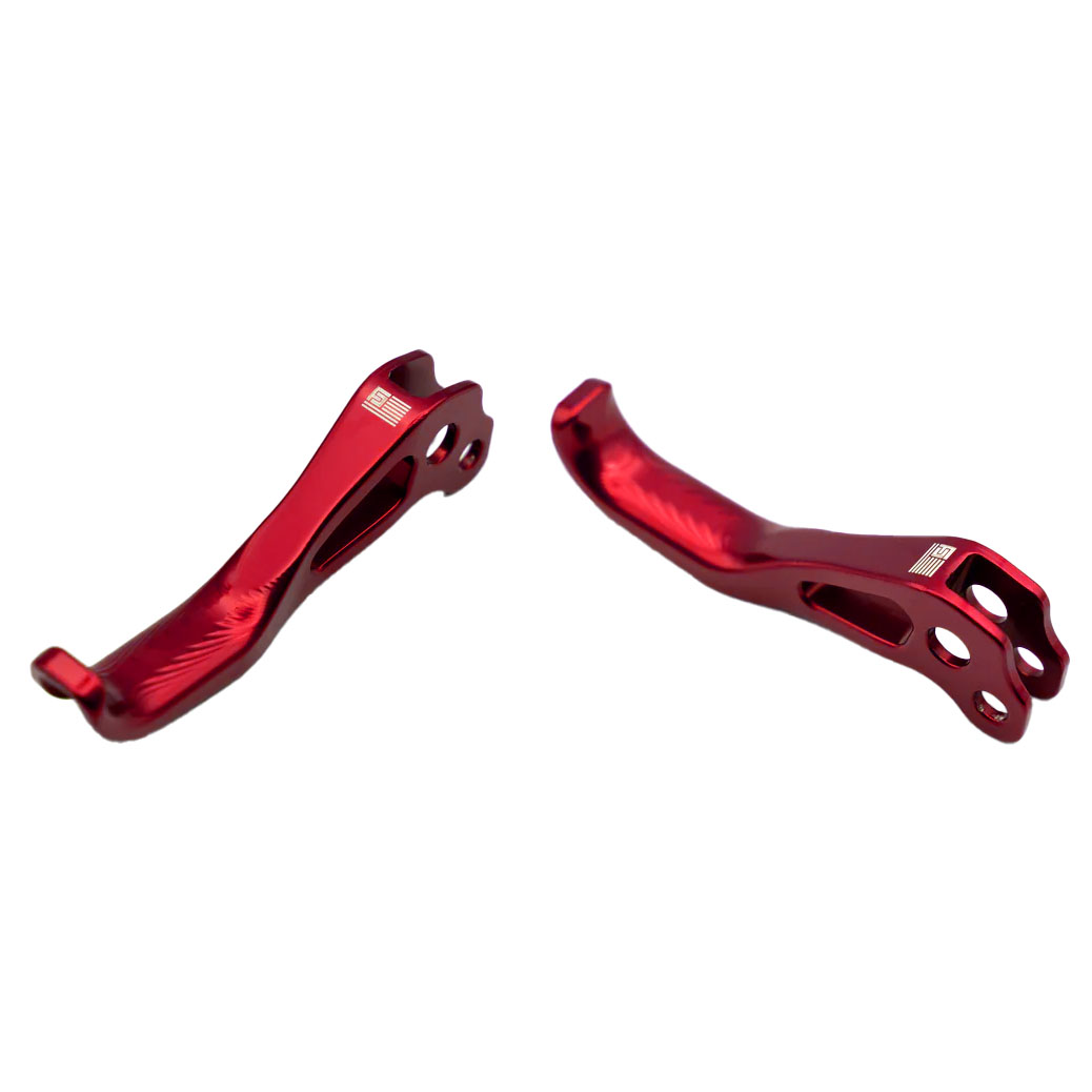 Freedom Coast SRAM Brake Levers, 2 Piece Kit, Red