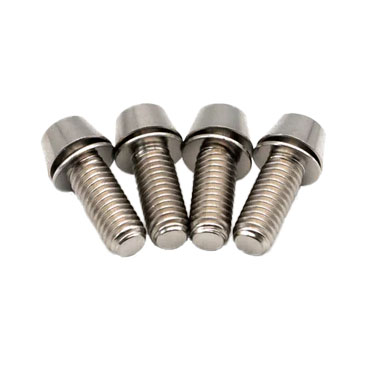 Freedom Coast Titanium Post Mount Bolt Kit, 16mm, Silver, 4/Count