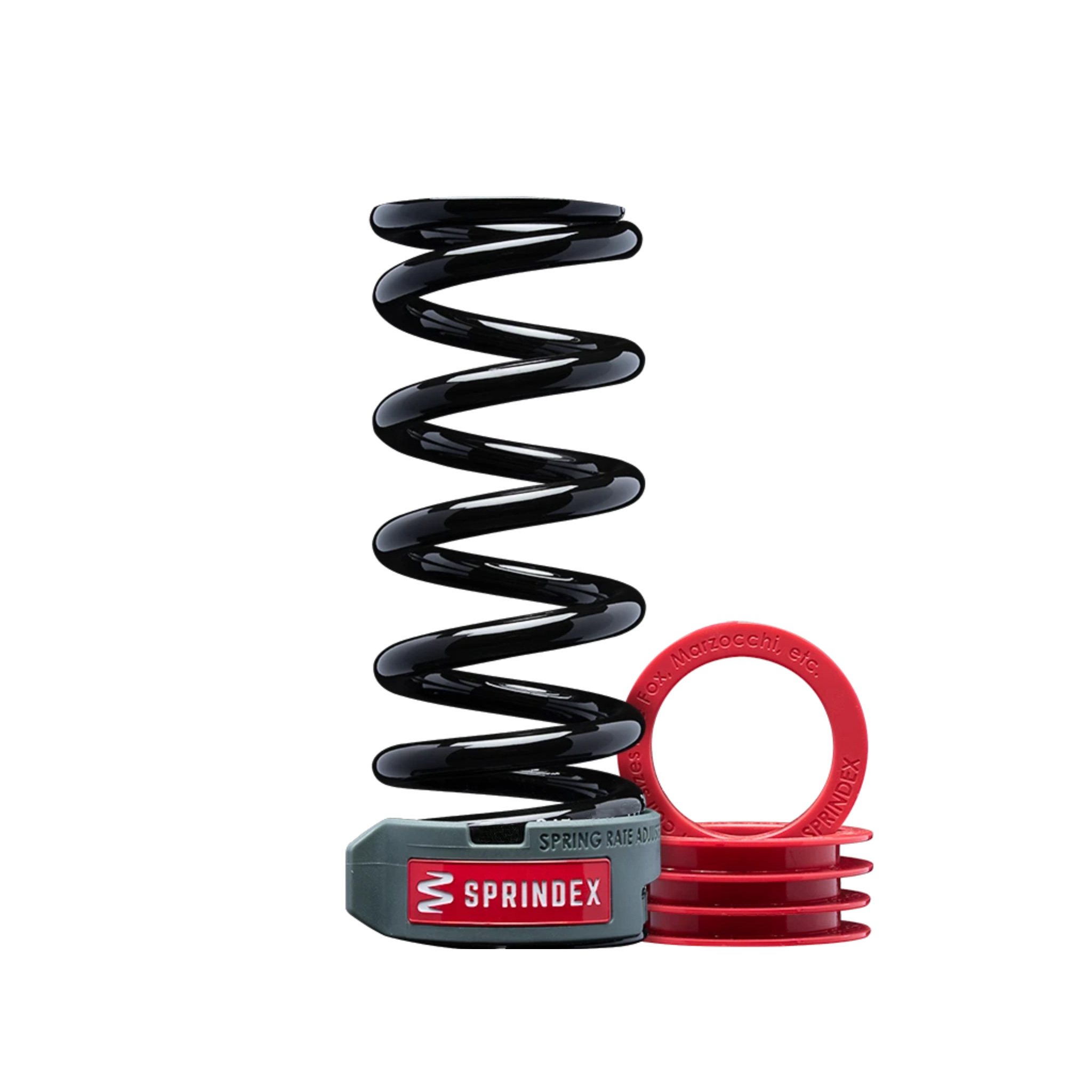 Sprindex Adjustable Rate Coil Spring, 65x142mm - 450-500lbs