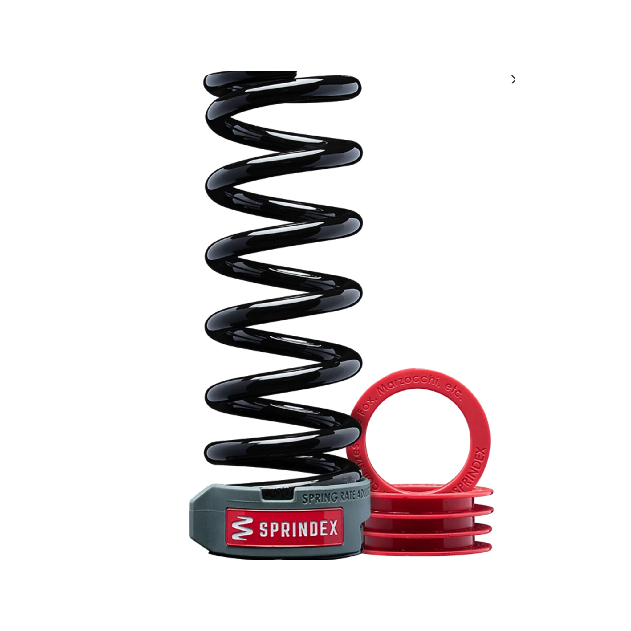 Sprindex Adjustable Rate Coil Spring, 75x162mm - 510-570lbs