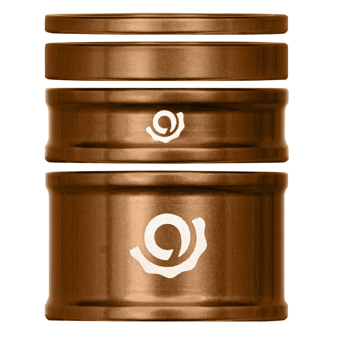 Industry Nine Headset Combo Spacer Kit, 1-1/8", Set/4  Bronze