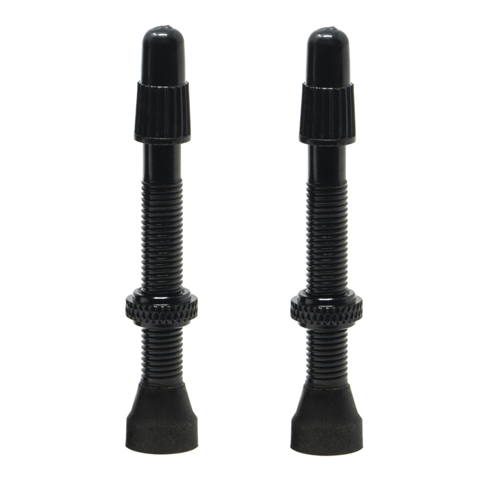 Industry Nine Tubeless Presta Valve Stem, 60mm, Pair, Black