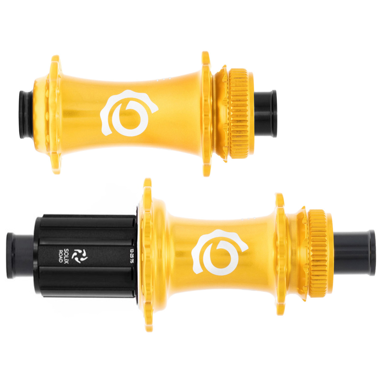 Industry Nine Solix CL Disc Hubs, 12x100/142 TA, 28h, HG11, Gold