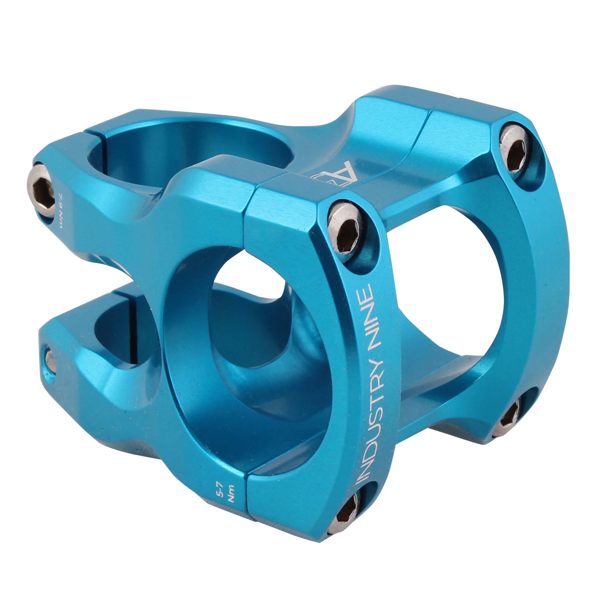 Industry Nine A318 Stem, (31.8) 30mm, Turquoise