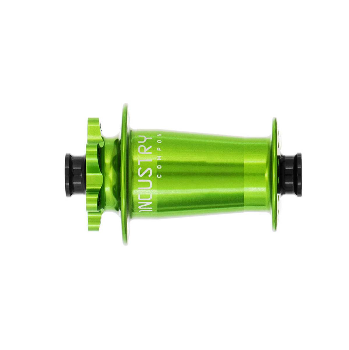 Industry Nine Front TA Hub, 15x100 32h Lime